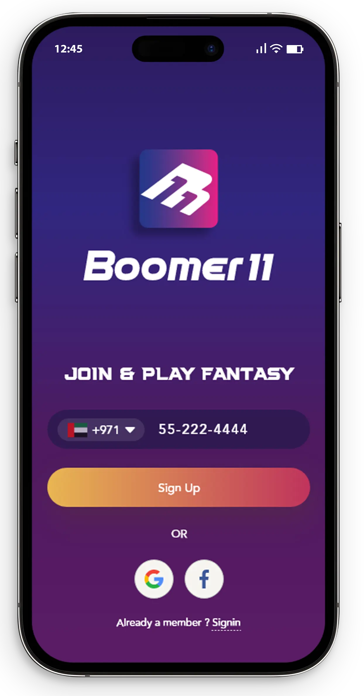 Boomer11 Fantasy cricket App